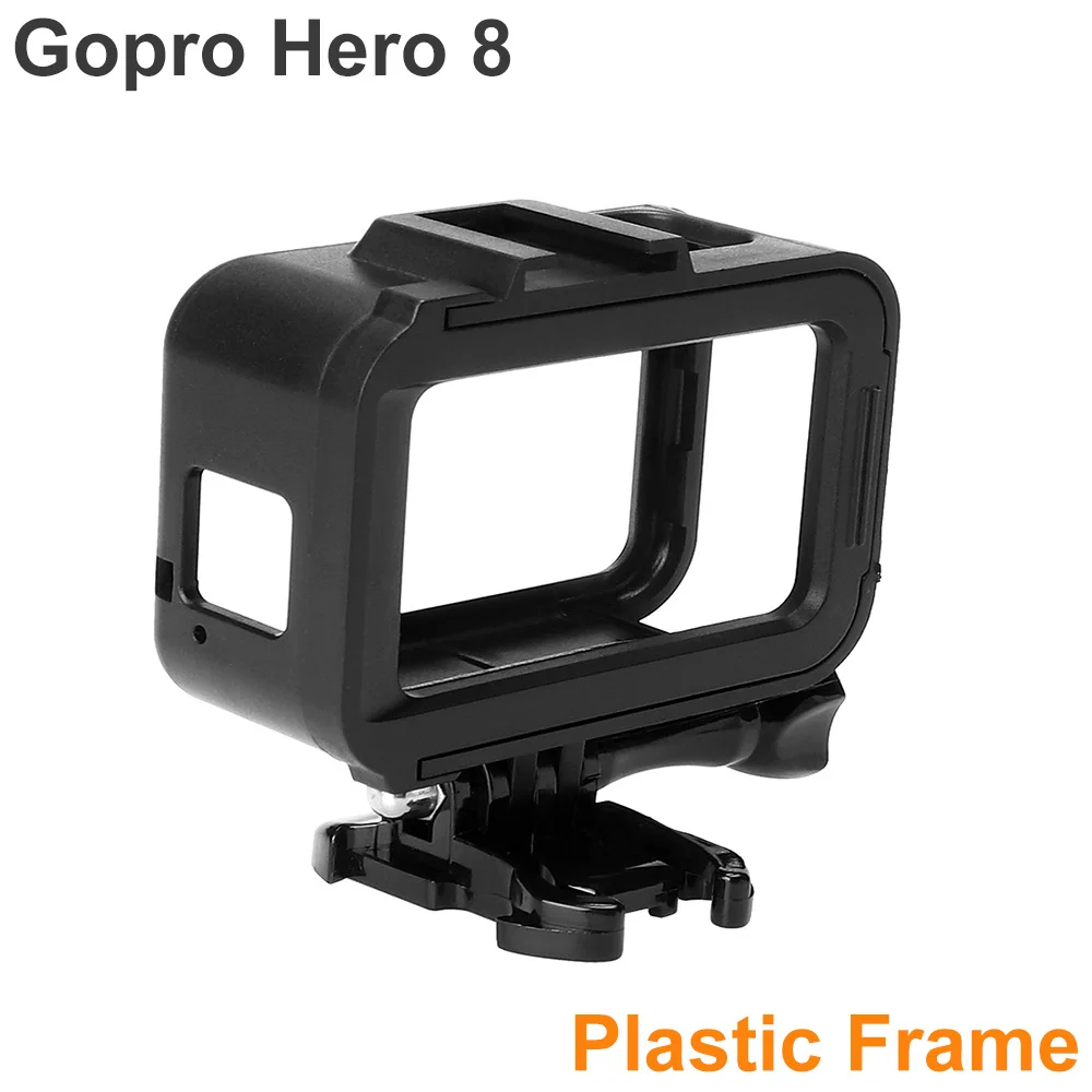Пластиковая стандартная рамка защитный чехол для GoPro Hero 8 черный для Go Pro HERO8 черная Экшн-камера