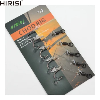 

10pcs Ready Made Carp Fishing Equipment Chod Rigs Hook Links Size 2468 for Carp Accessories