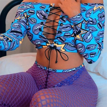 

Swimwear Women Swimsuit Cartoon Off Shoulder Bikini Fishnet Pants Swimming Suit Bikini Set Push Up Padded Swimsuit Beachwear