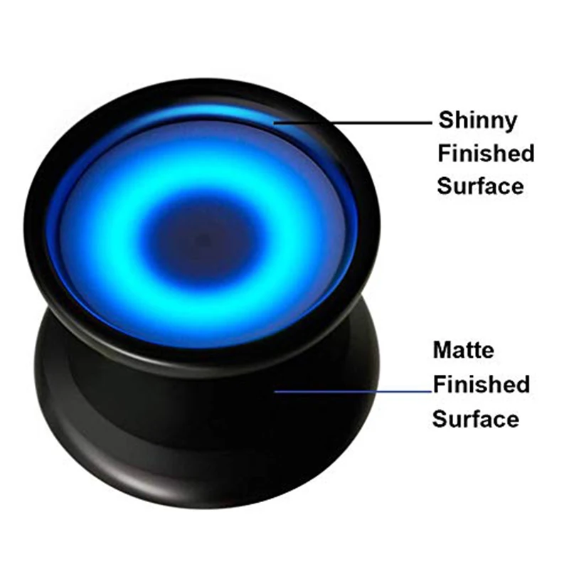 Magicyoyo Y02-Aurora Light Up Professional Unresponsive Yoyo with Led Lights with Glove,Yoyo Holster,5 Strings,Blue Led Light