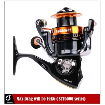 

Full Metal Spinning Body Fishing Reel 7 Bearing SLT1000/SLT2000/SLT3000