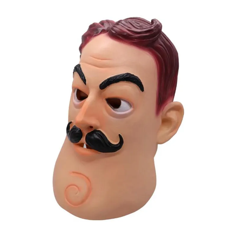 Горячая новая игра Hello Neighbor Маска Косплей костюмы реквизит Хэллоуин террор