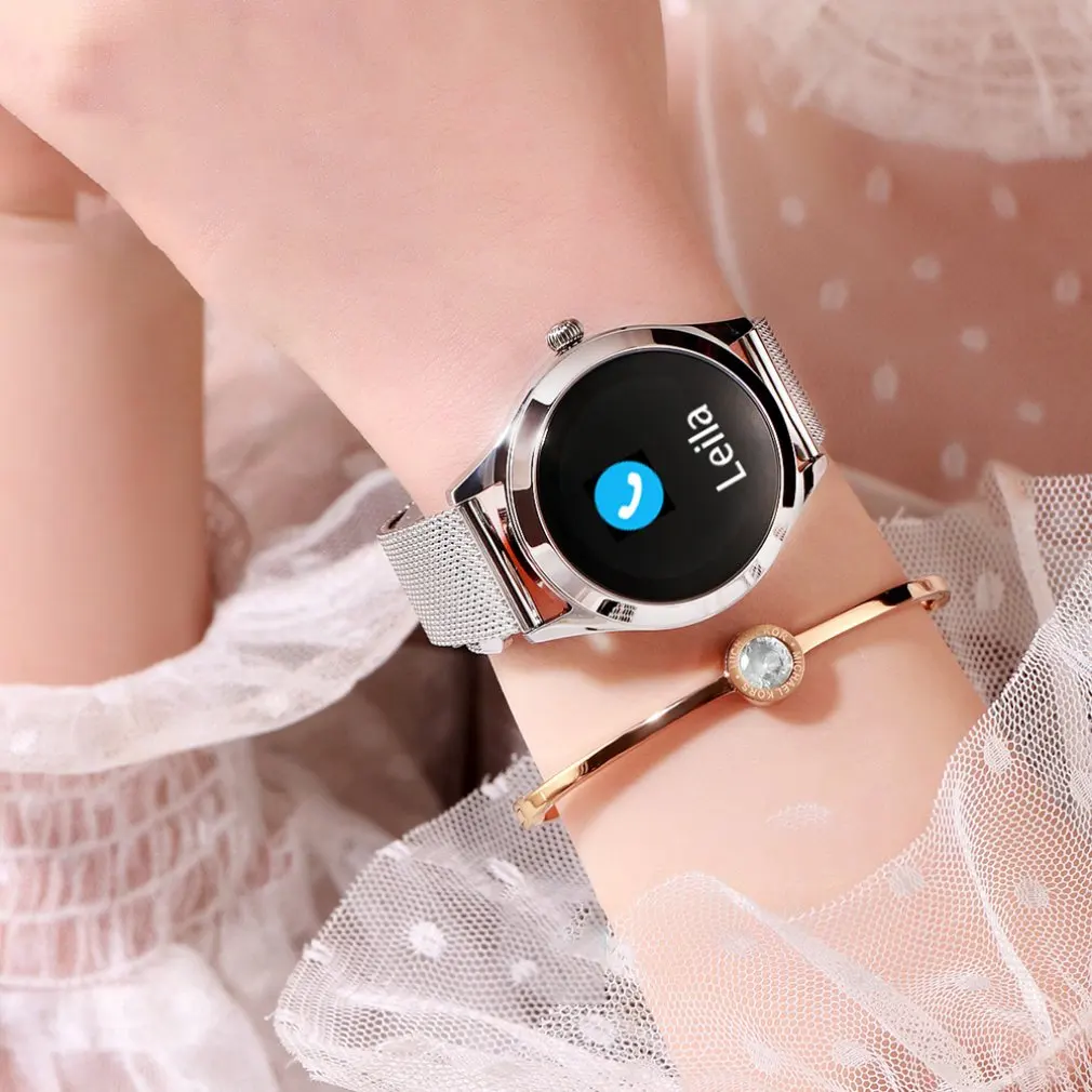 HOT Smart Watch OLED Color Screen Smartwatch Women Fitness Tracker Heart Rate Monitor Sport Clock Oxygen Pedometer Smartwatch