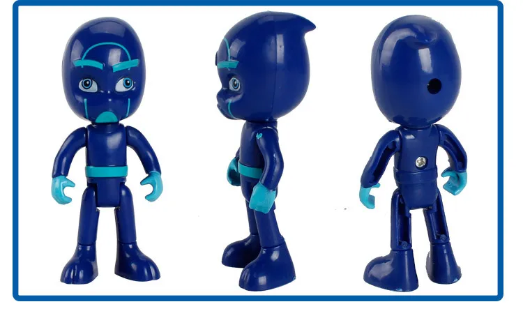 3 комплекта PJ Маски мультфильм гибкие конечности аниме персонаж Pj Catboy Owlette Gekko картонные Фигурки игрушки подарок для детей P05