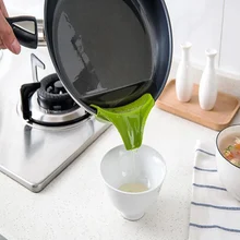 Креативные противоразливные силиконовые слипоны для супа носик Воронка для кастрюль сковородки и чаши и баночки кухонный гаджет инструмент