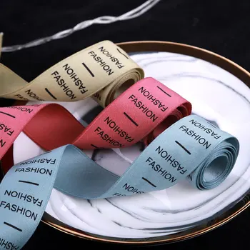 

Handmade Clothing Tags Printed Letter Ribbon DIY Crafts English Fashion Words Label 10 16 25mm Jeans Hat Bag Sewing Garment Tape