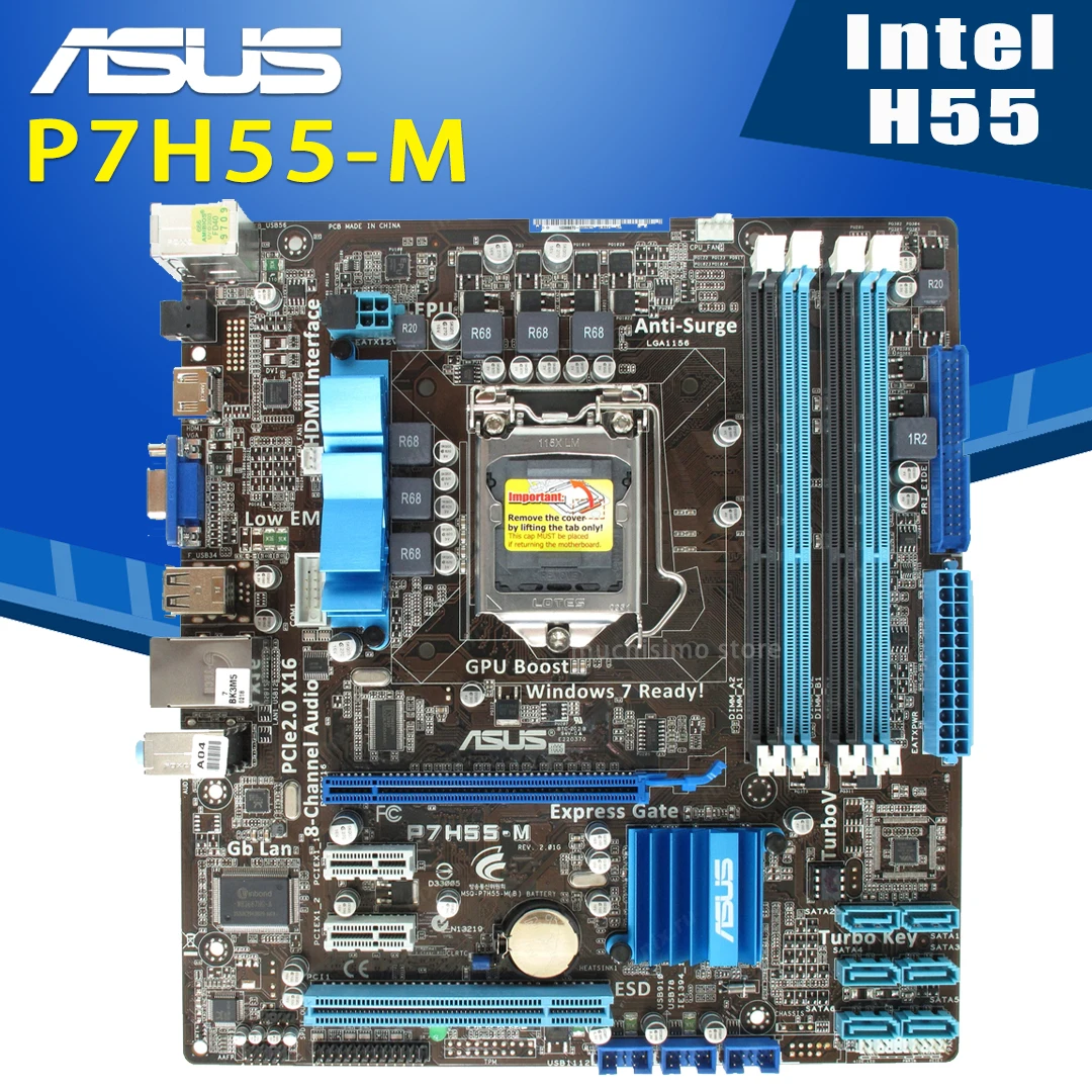 マザーボード ASUS P7H55-M/USB3 LGA1156