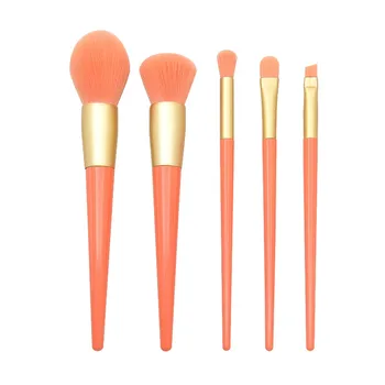

Makeup brushes 5 Pcs Plastic Handle Powder Paint Blush Brush Eye Brush Makeup Brush Set pedzle do make up tool pincel maquiagem
