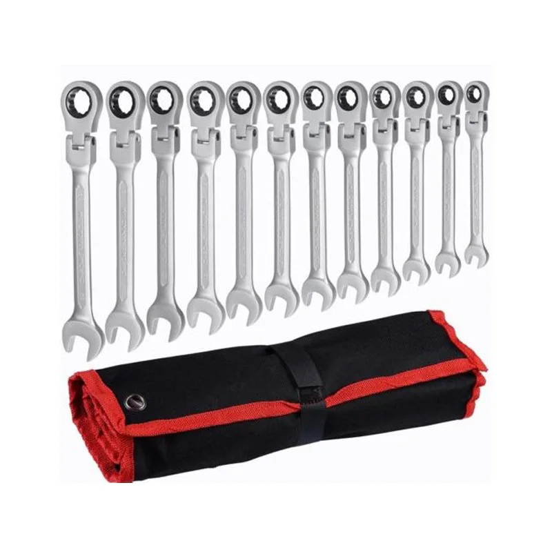 

Activity Head Ratchet Wheel Wrench Packaged Combination 12 Pieces 8-19 Fast Rotating Effortless Tool Currently Available Wholesa