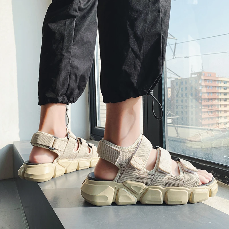 Sandalias antideslizantes para hombre, Chanclas de moda, deportivas, de transpirables, de suela suave, informales, 2022|Sandalias de hombre| -