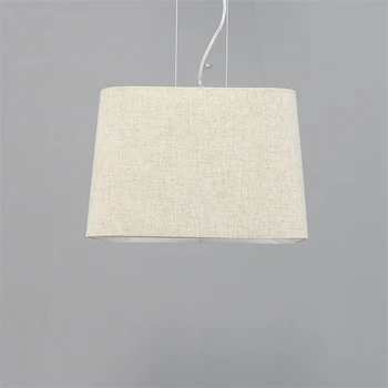 

Nordic Modern LED E27 Chandelier Fabric Pendant Lamp Bedroom Sitting Room Study Learning Indoor Hanging Lamps Lighting Fixtures