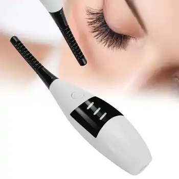 

Electric Eyelashes Curler USB Charging Digital Display 3 Gears Eyelashes Makeup Curler Heated Eyelash Curler