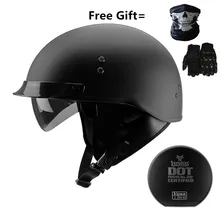 Мотоциклетный шлем, классический шлем vespa, винтажный летний полушлем, Ретро шлем, мотоциклетный шлем в горошек