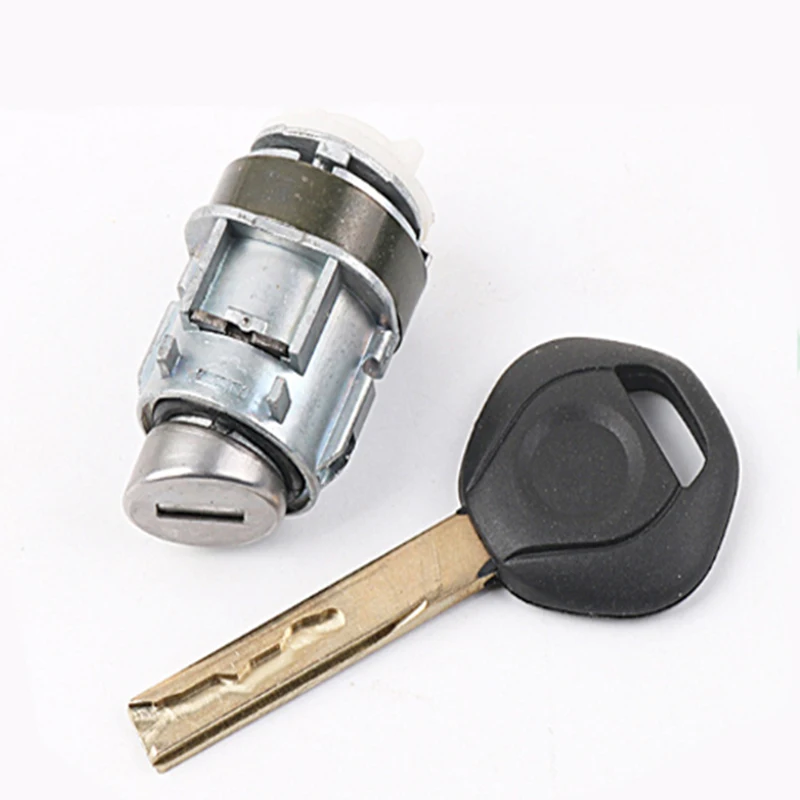 

Locksmith Tool Left Door Lock Cylinder With 1 Key For B-MW old 7 series Car Accessories New Styling