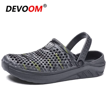 

2020 Sport Sandals Men Summer Outdoor Non-slip Beach Soft Clogs Hole Shoes Sneakers Slippers Men Garden Shoes Sandalias Hombre