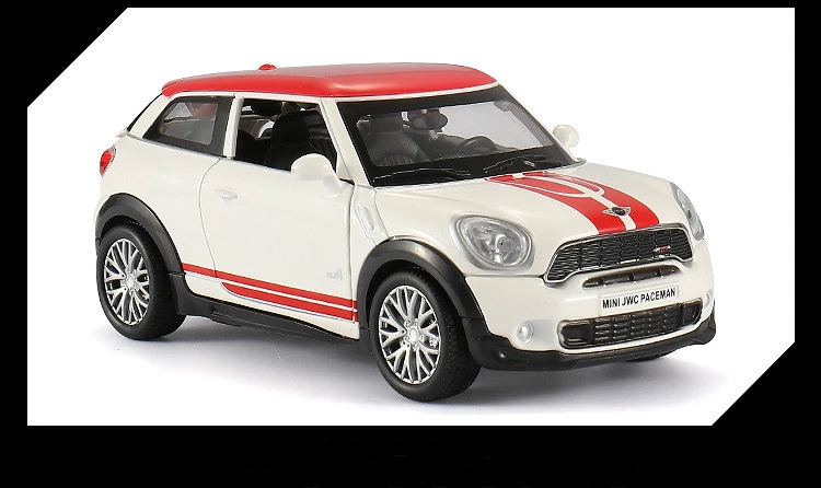 Литой автомобильный вентилятор, вы мини JCW PACEMAN моделирование, оригинальная Заводская модель автомобиля, детская игрушка, коллекция подарков, мебель