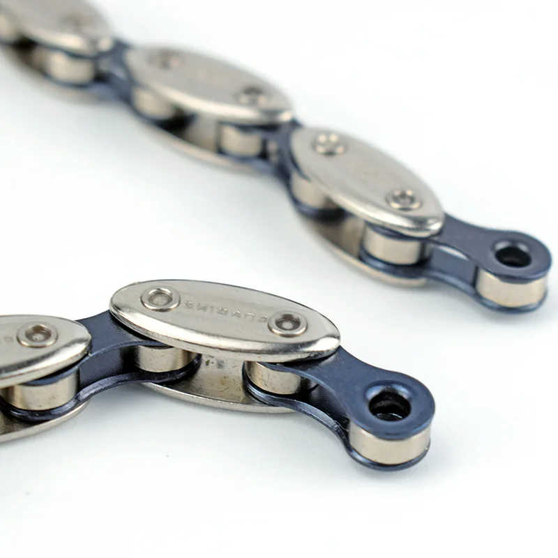 

Bicycle Chain Single Speed Bicycle Chain 100L With Links 1/2'' * 1/8'' Fixed Gear Bike Olive Chain Beach Bike