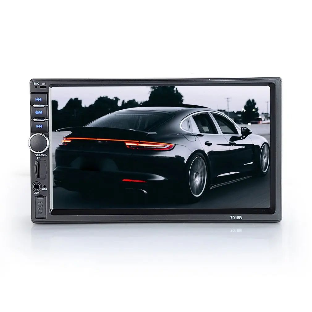 7018B 7 Inch Color Screen Lcd Display Dual Spindle Machine Player Hd Car Monitor Car Mp5 Car Mp5 Player