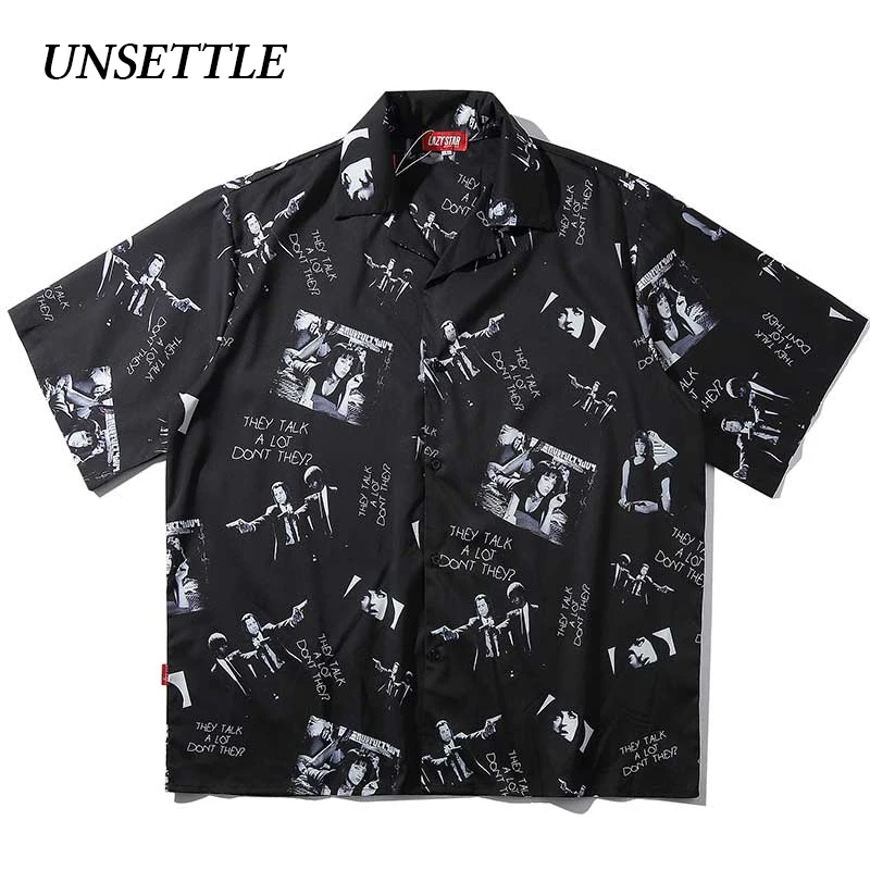 UNSETTLE 2020SS Harajuku Hip Hop Shirt Streetwear Men Hawaiian Shirt Print Beach Shirt HipHop Summer Thin Tops Short Sleeve UNSETTLE 2020SS Harajuku Hip Hop Shirt Streetwear Men Hawaiian Shirt Print Beach Shirt HipHop Summer Thin Tops Short Sleeve