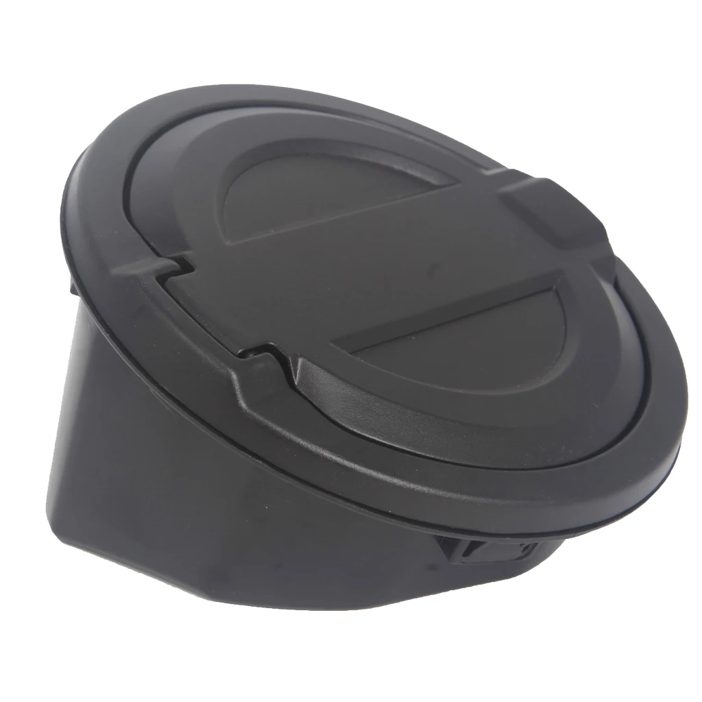 Aluminum Non-Locking Fuel/Gas Door Cover with Lock Assembly for 2007-2019 Jeep Wrangler JK