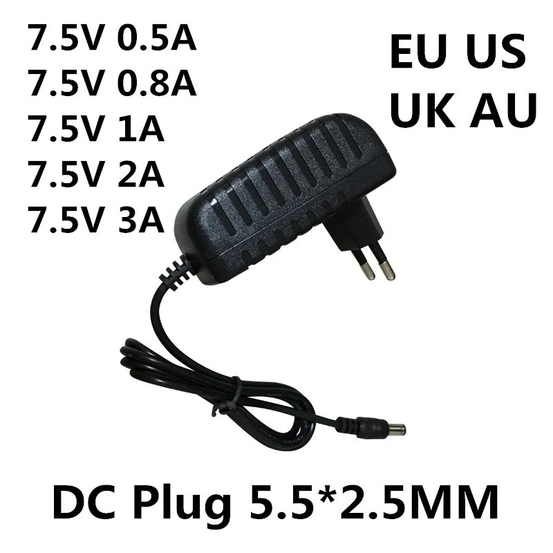 Universal Ac 100-240v Dc 0.5a 0.8a 1a 2a 3a Switching Power Supply 7.5 V Volt Converter Power Adapter - Ac/dc Adapters - AliExpress