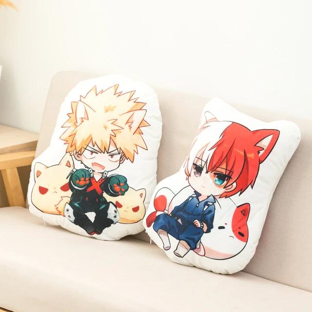 Fronha de travesseiro de anime my hero academia, capa de almofada dos  personagens de boku no hero academia, presente para homens - AliExpress