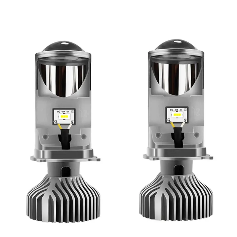 

GZKAFOLEE 72W/Pair Lamp H4 LED Mini Projector Lens Automobles LED Bulb LED Conversion Kit Hi/Lo Beam Headlight 12V/24V 6000K