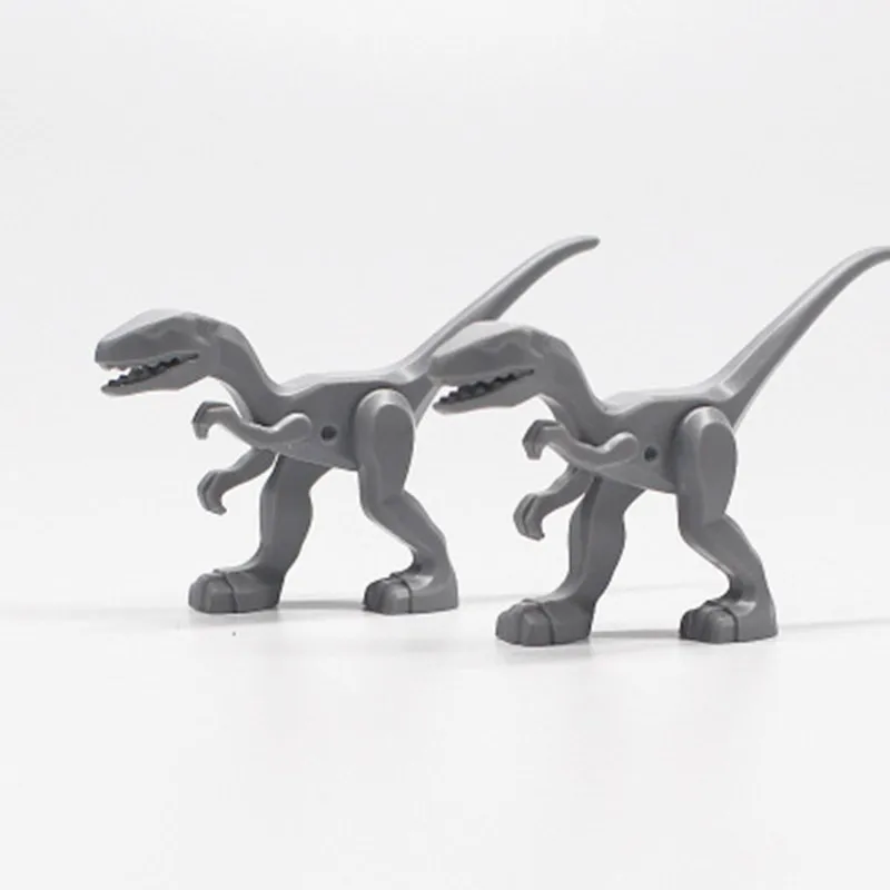 

2Pcs Jurassic World Park Dinosaur Indomirus T-Rex Triceratops Baby Figures Building Blocks Bricks Kids Toys Gift