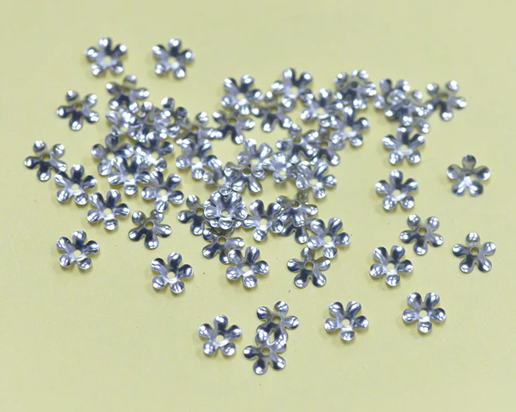 Поставка серебряных аксессуаров DIY ручной работы цветок колпачок сосуд шарик Подушка Уход Крышка может сосуд шнурок кулон