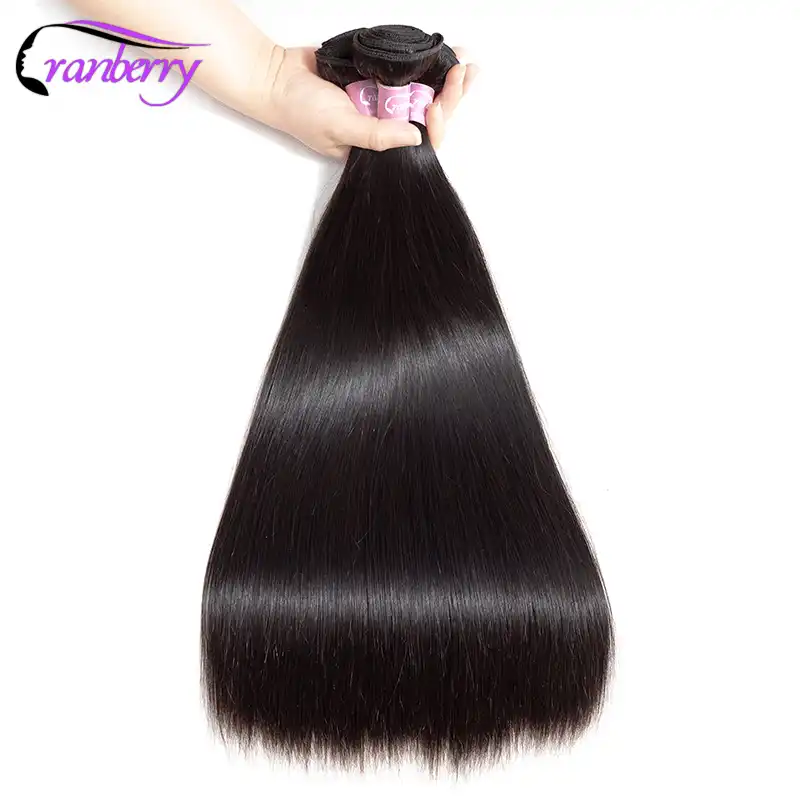 Cranberry Hair Malaysian Straight Hair Bundles 100 Human Hair