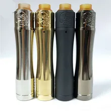 Свернуть mod с черепом rda мех mod kit электронная сигарета латунь 28 мм диаметр испаритель подходит для 18650 20700 21700 Аккумуляторный механический мод комплект