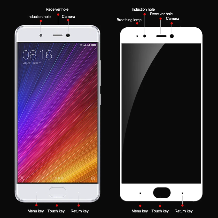 Твердое защитное стекло 9H для Xiaomi mi 5 5C 5S Plus 5X6 6X A1 A2 Lite Pocophone F1 mi Play Note 3 закаленное защитное стекло для экрана