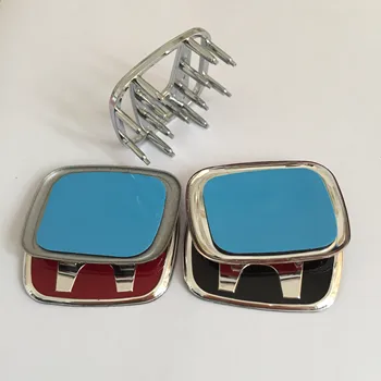 

1pcs ABS H logo car Steering Wheel Badge steer wheel emblem Sticker Car Styling for Japanese civic fit jazz crz