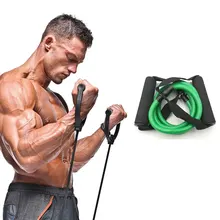 120cm Elastic Yoga Resistance Band Pull Rope Fitness Workout Sports Bands  Rubber Tensile Expander Toe Pull Rope Q