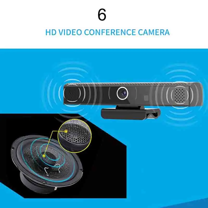 HD Camera For Video Conferencing Home Video Business Conference Equipment HD Webcam 1080p Build in Microphone USB Connection