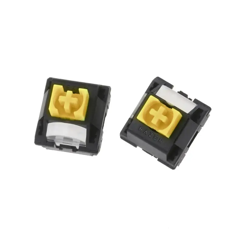 Razer BlackWidow Lite 기계식 키보드 용 2Pcs Razer Yellow RGB SMD 스위치