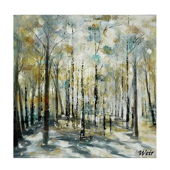 

7Pink Forest Styling Oil Painting Landscape Family DIY Number Canvas Painted Home Wall Art For Hall Way Study Room Decoration 70