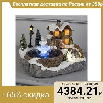 

Light figure "New Year's fountain with water" 18x23 cm, 6 LED, AA * 3 (not included), T / WHITE 5133380