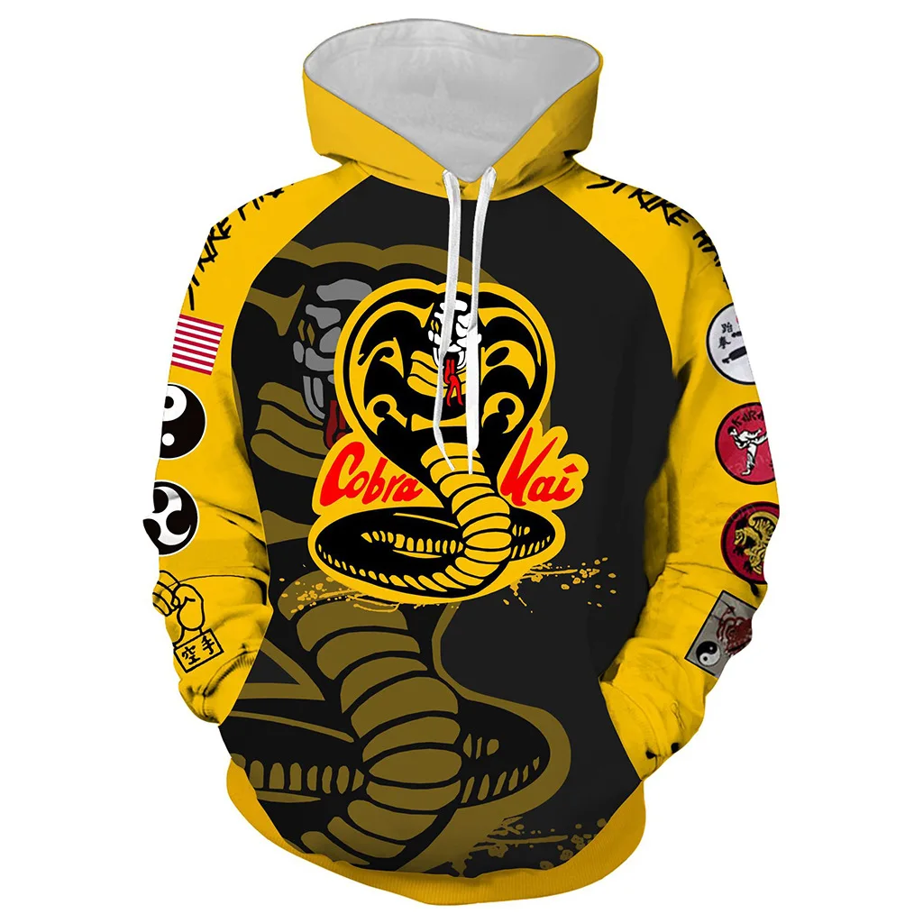 The Karate Kid Cobra Kai Jacket Hoodie 3D Print Animation Clothes Cosplay Coat Sweatshirt Hooded Costume Tops Tee Pants Cos The Karate Kid Cobra Kai Jacket Hoodie 3D Print Animation Clothes Cosplay Coat Sweatshirt Hooded Costume Tops Tee Pants Cos