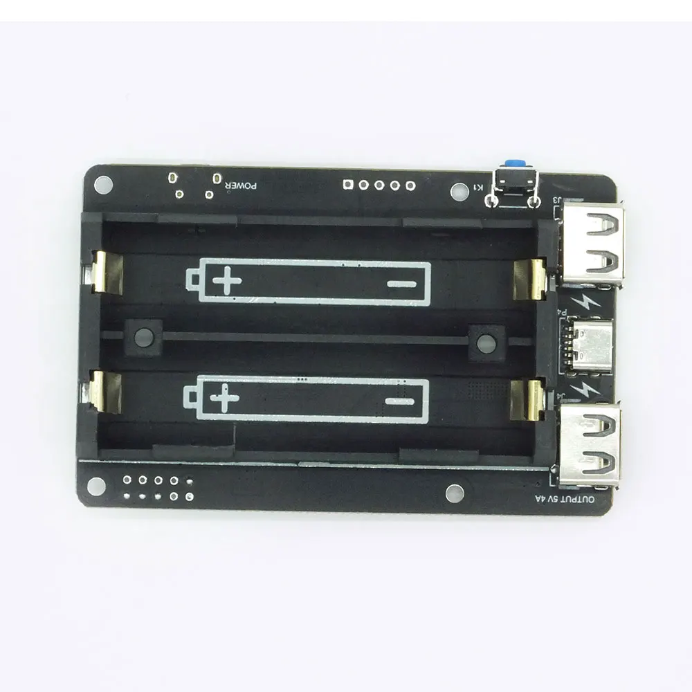 Оригинальное устройство питания 18650 UPS Pro, расширенное два порта USBA для Raspberry Pi 4 B/3B +/3B, не включает аккумулятор 18650 Оригинальное устройство питания 18650 UPS Pro, расширенное два порта USBA для Raspberry Pi 4 B/3B +/3B, не включает аккумулятор 18650