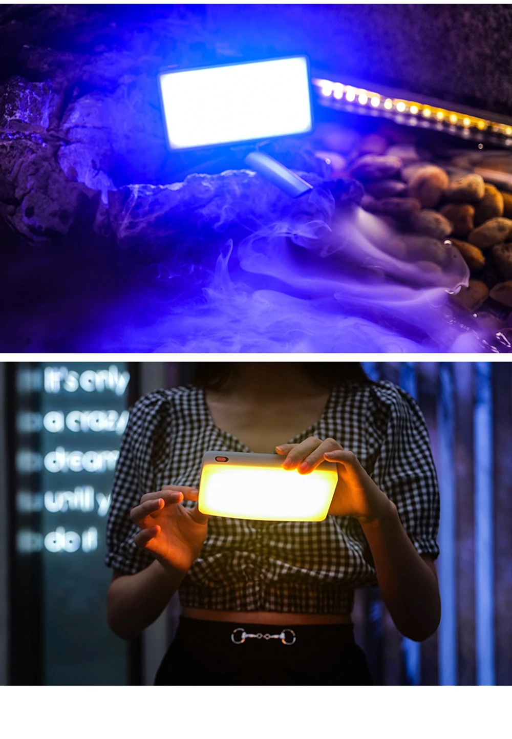 Diodo emissor de luz portátil do rgb