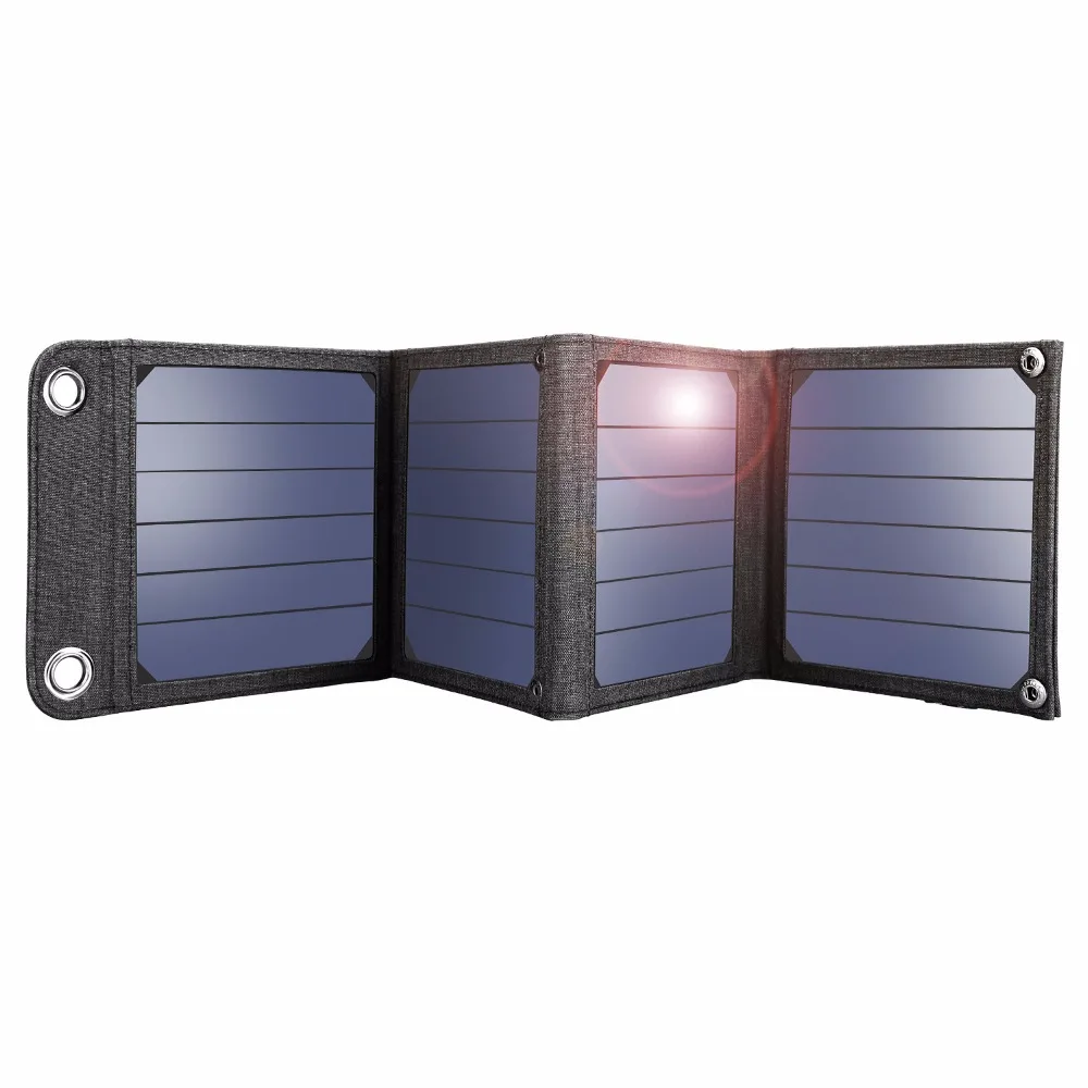 Suaoki 14W солнечное зарядное устройство на солнечных батареях 5V 2.1A USB выходное устройство портативные солнечные панели для смартфонов ноутбуков Планшеты на открытом воздухе