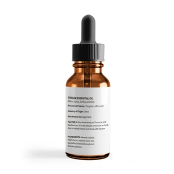 

New Arrivefor Compound Pure Plant Essential Oils Ginger Relax Improve Sleep Massage Oil Body Skin Care Hot Sale