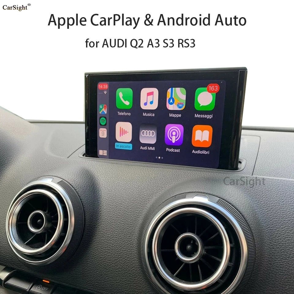 Беспроводной автомобильный интерфейс Apple Carplay Android декодер для Audi A3 8V A4 B9 A5 8T A6 4G A7 Q2