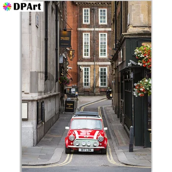 

Diamond Painting 5D Full Square/Round Drill Street Scene Car Daimond Rhinestone Embroidery Painting Cross Stitch Picture M1776