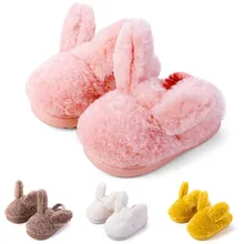 Модная обувь для маленьких мальчиков и девочек; теплые домашние тапочки с милыми животными для детей
