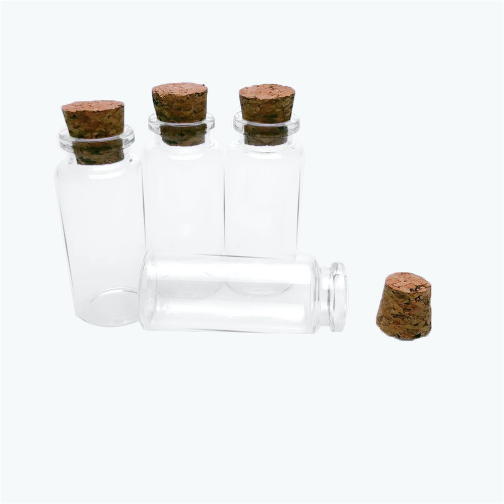 30*70*17mm 30ml Glass Bottles With Cork 50pcs/lot For Wedding Holiday Decoration Christmas Gifts