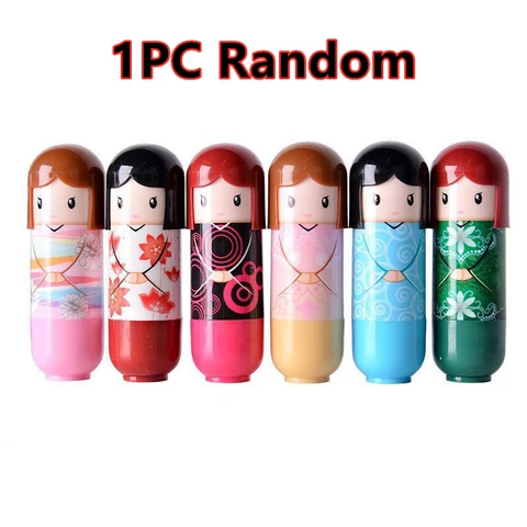 Lip Balm Stick Fruity Lip Gloss Hyaluronic Lipstick Long-Lasting Lips Care Cosmetics Smooth Lip Lines Makeup TSLM2