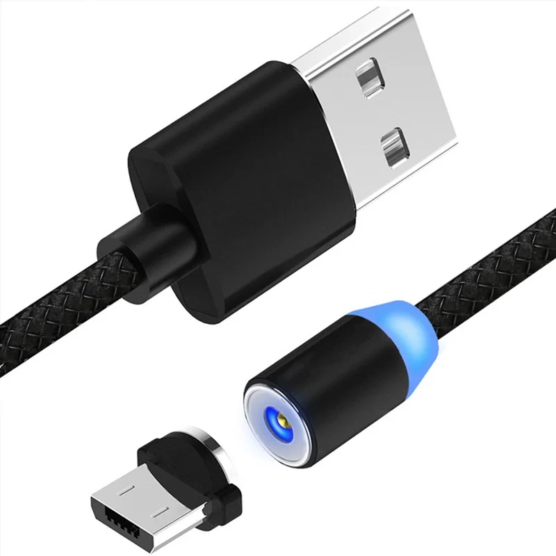 Магнитный usb кабель для быстрой зарядки Iphone Micro USB Android IOS передачи данных Xiaomi Redmi