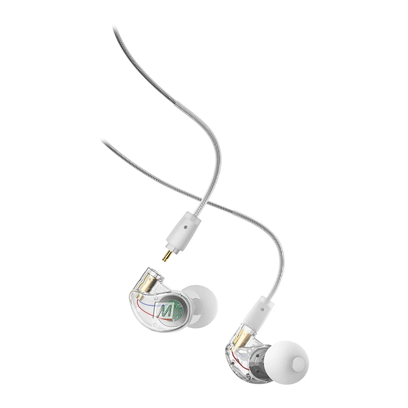 MEE Audio M6 PRO 2nd наушники с шумоподавлением 3,5 мм M6 PRO Поколение 2 Hi-Fi наушники-вкладыши со съемными кабелями - Цвет: White